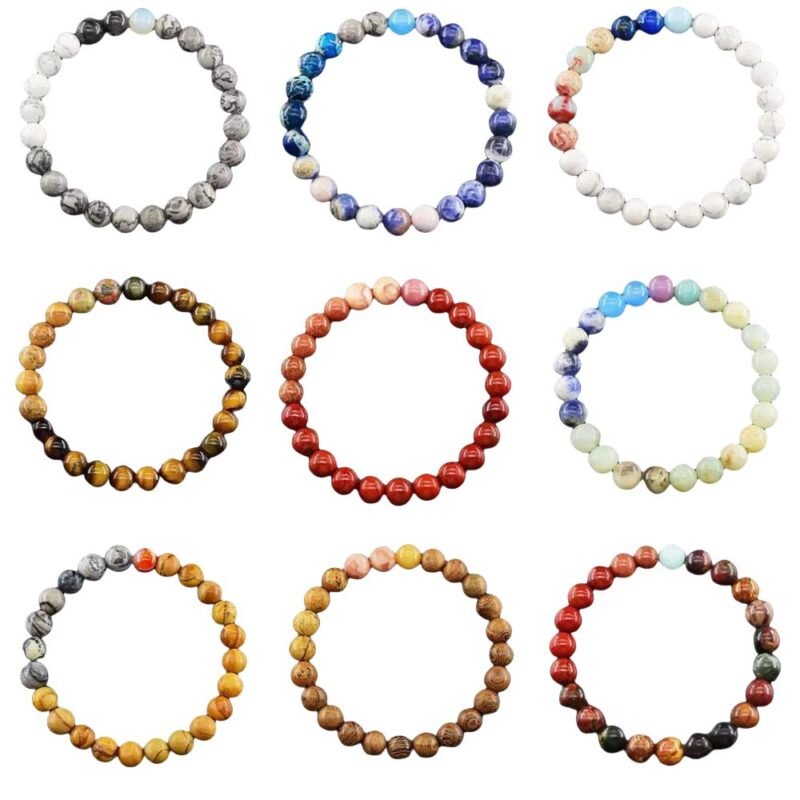 Celestial Orbit – Natural Gemstone Planet Bracelet Collection