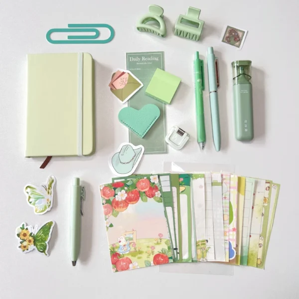 Personalised Mint Journal Set